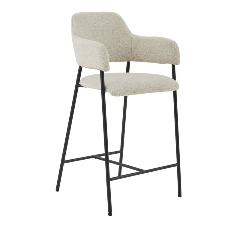 Rhodes Pearl Boucle Counter Stool