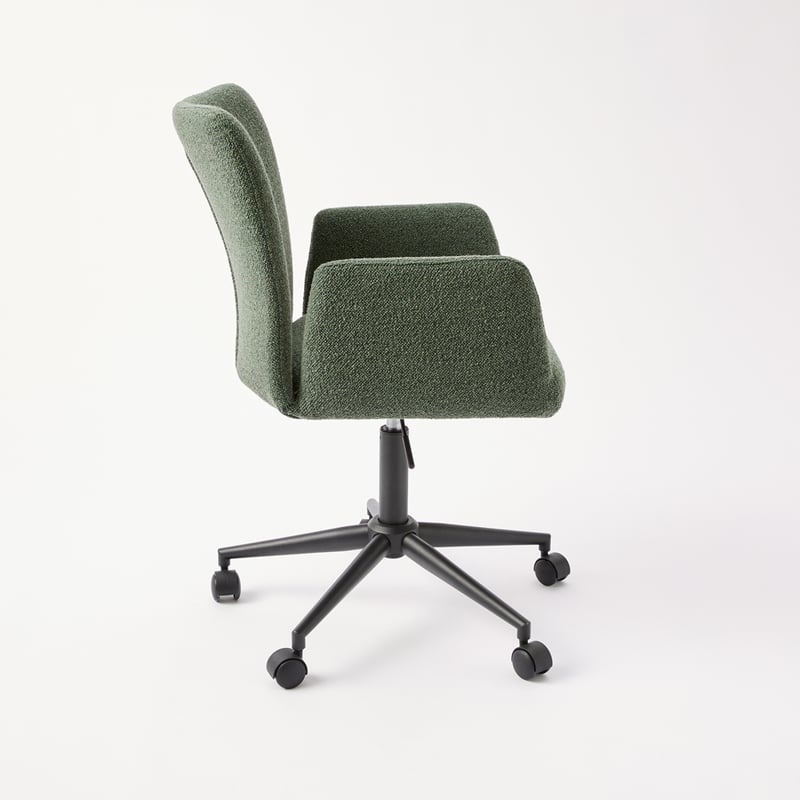 Dante Sage Boucle Desk Chair