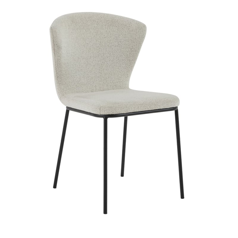 Viggo Pearl Boucle Dining Chair Set of 2