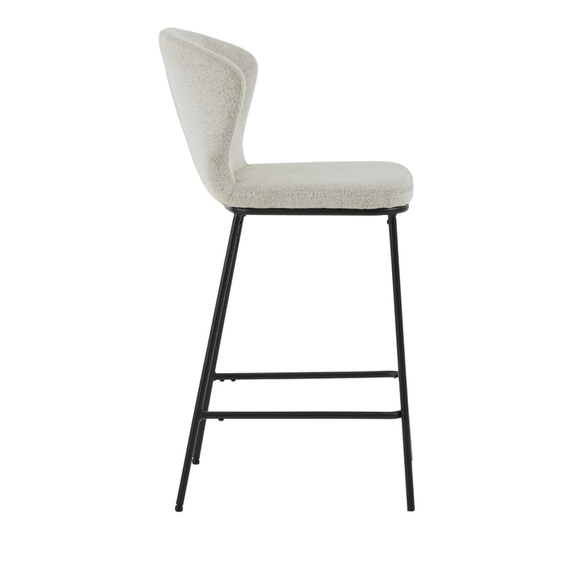 Viggo Pearl Boucle Counter Stool