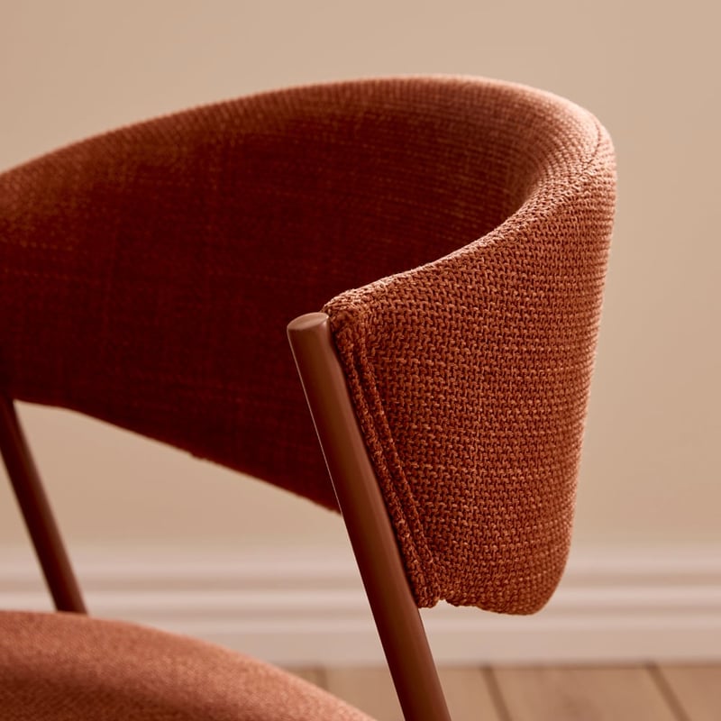 Malone Terracotta Dining Chair Set of 2