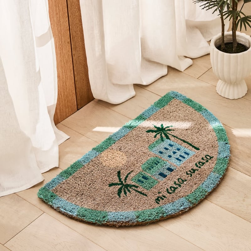 Coir Mi Casa Su Casa Green Doormat