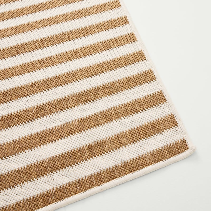 Soho Sand & Ivory Stripe Indoor & Outdoor Mat
