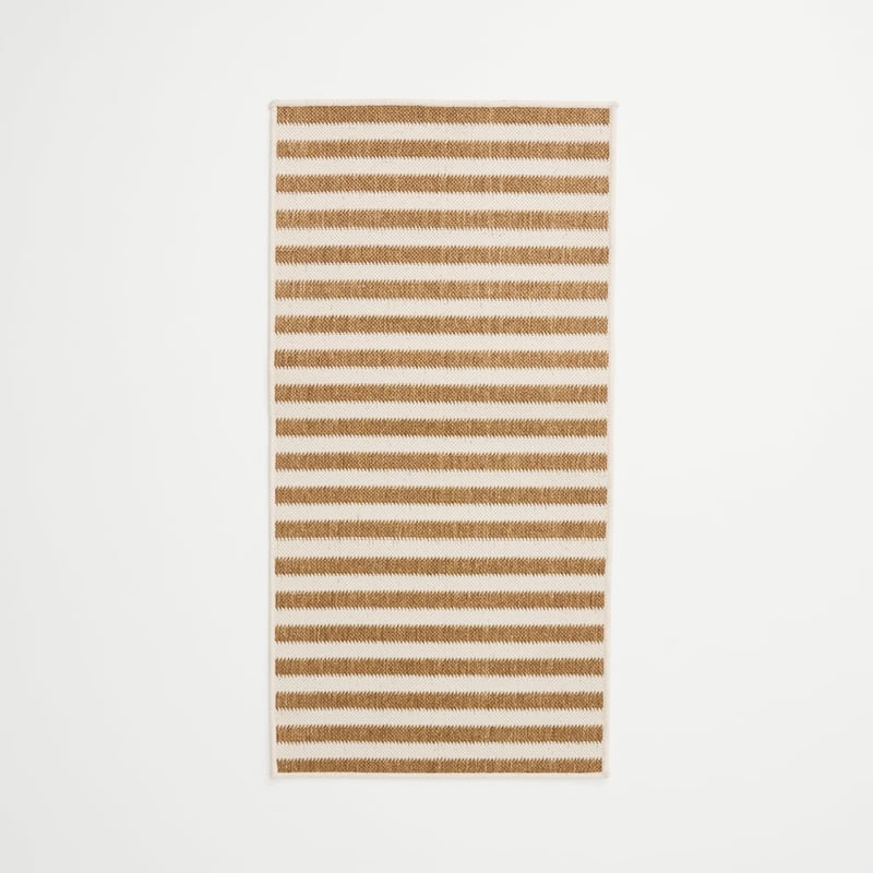 Soho Sand & Ivory Stripe Indoor & Outdoor Mat