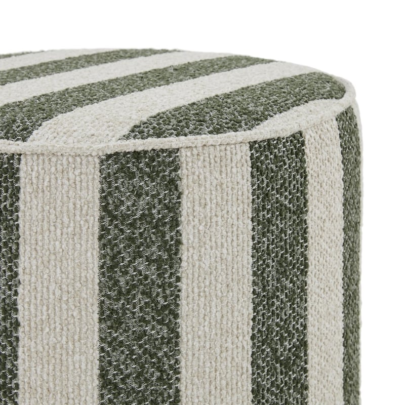 Soli Forest Stripe Ottoman