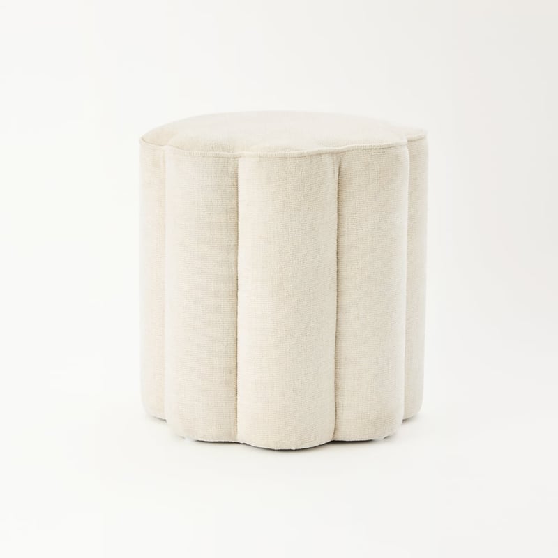 Della Vanilla Ottoman