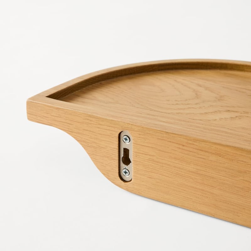 Wave Oak Wall Shelf Pack of 2