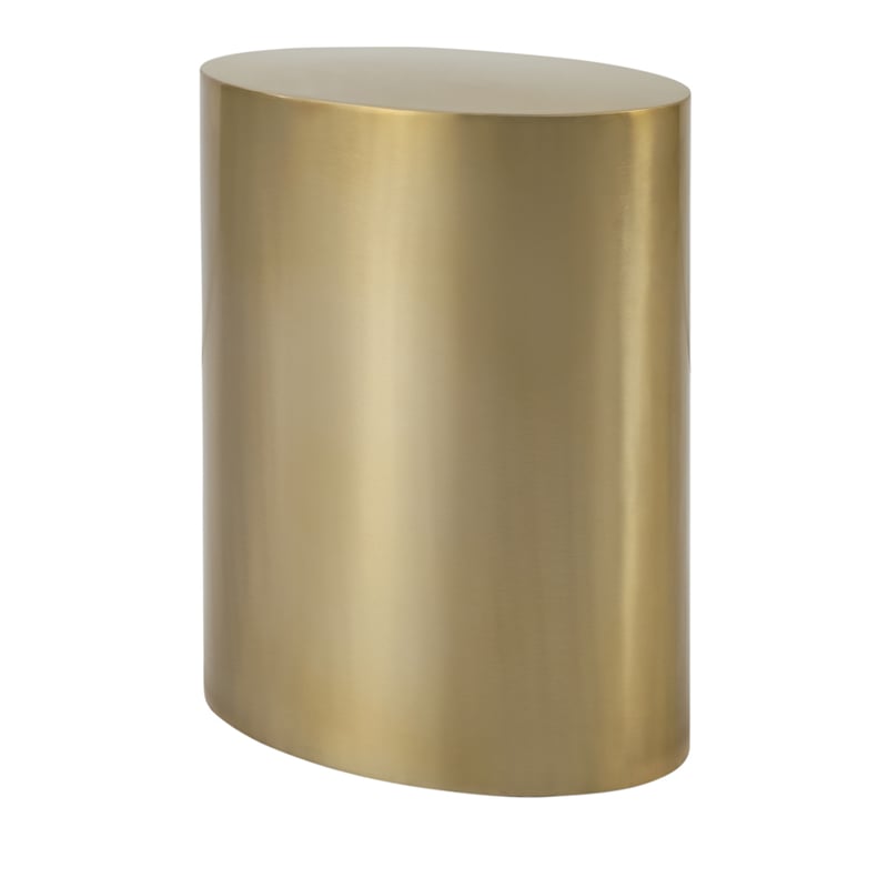 Marilyn Gold Drum Side Table