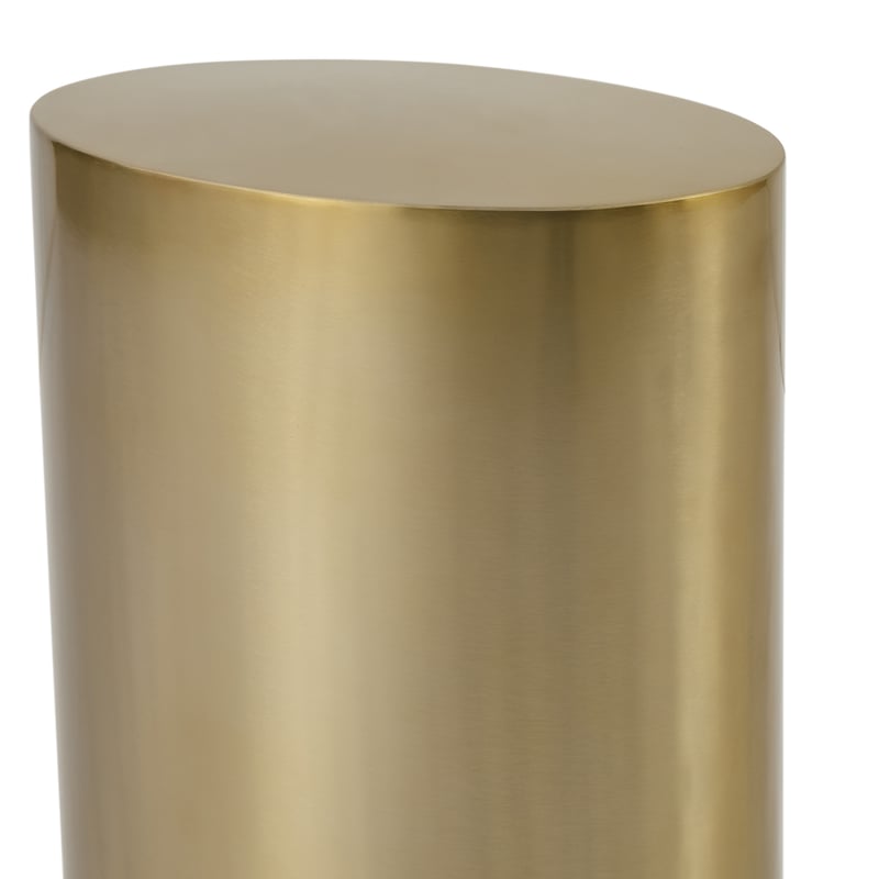 Marilyn Gold Drum Side Table
