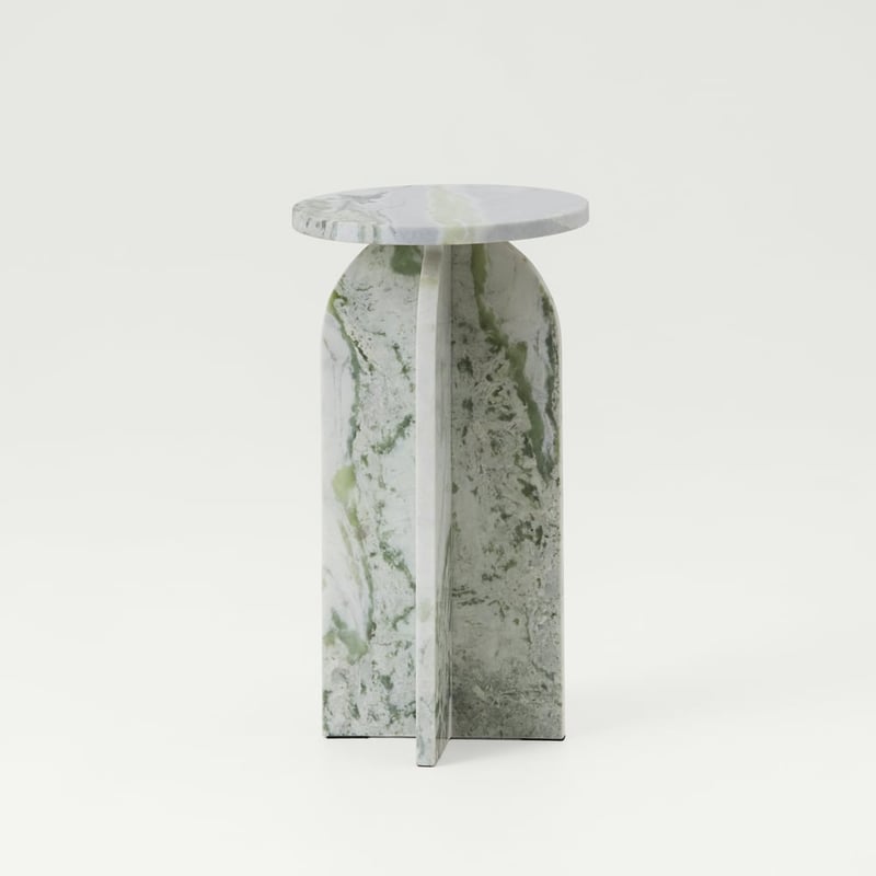  Green Onyx Marble Drinks Table