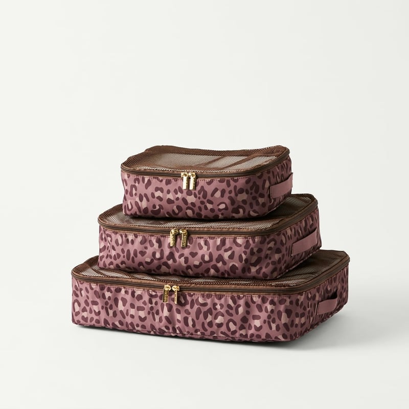 Leopard Travel Storage Bags Set of 3