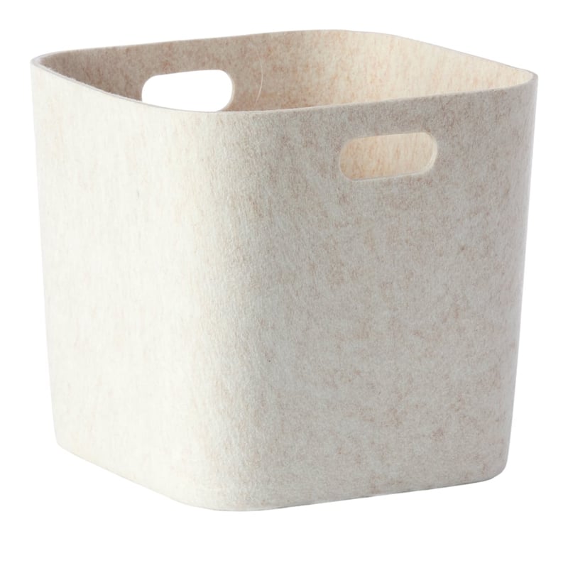 Osaka Natural Felt Square Storage Basket