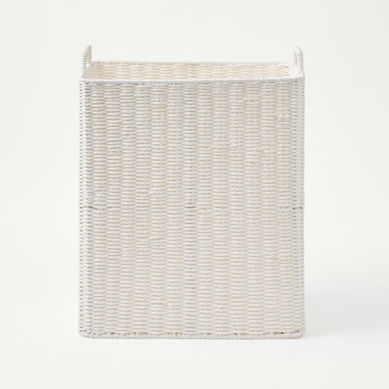 Sala White Laundry Basket