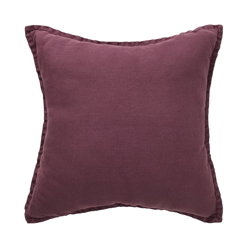 Belgian Grape Vintage Washed Linen Cushion
