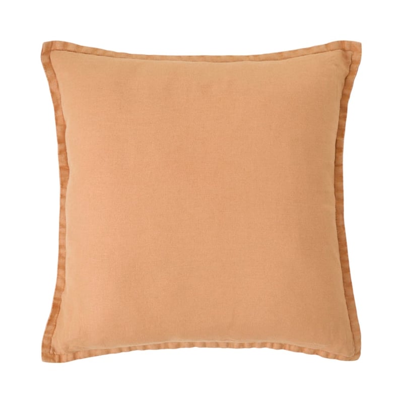 Belgian Peanut Vintage Washed Linen Cushion
