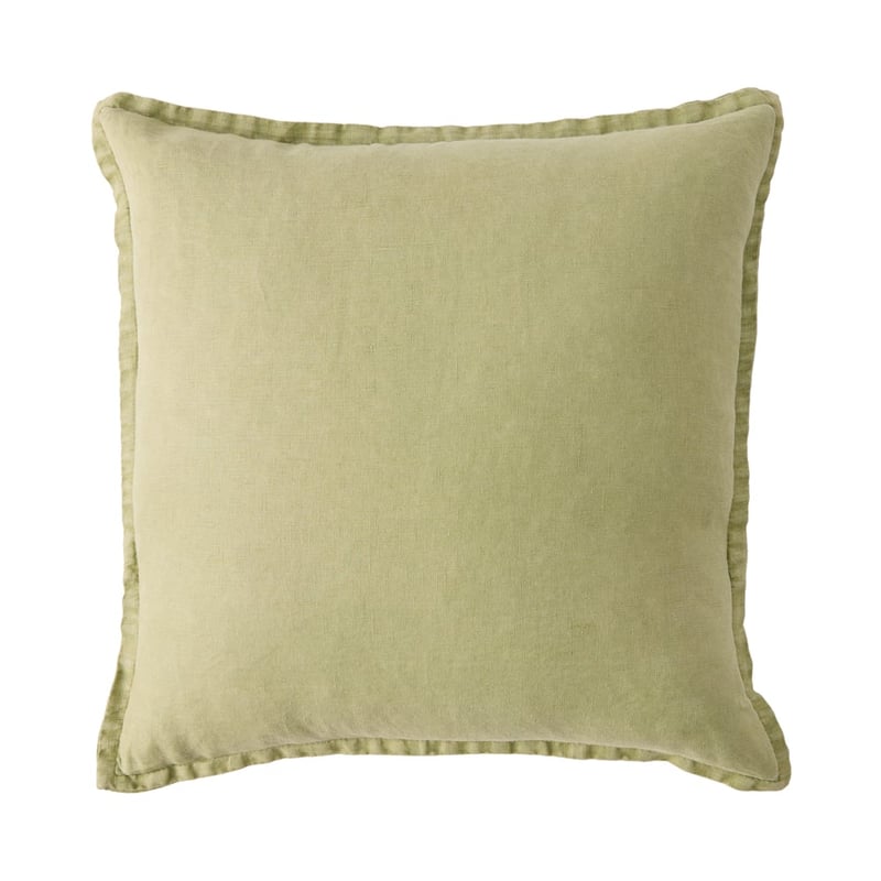 Belgian Pear Vintage Washed Linen Cushion