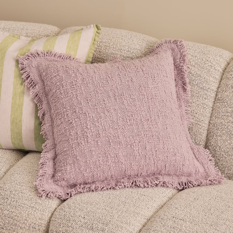 Leiden Violet Ice Boucle Cushion