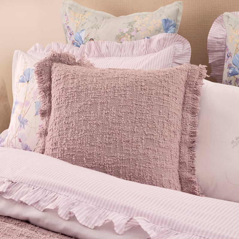 Leiden Violet Ice Boucle Cushion