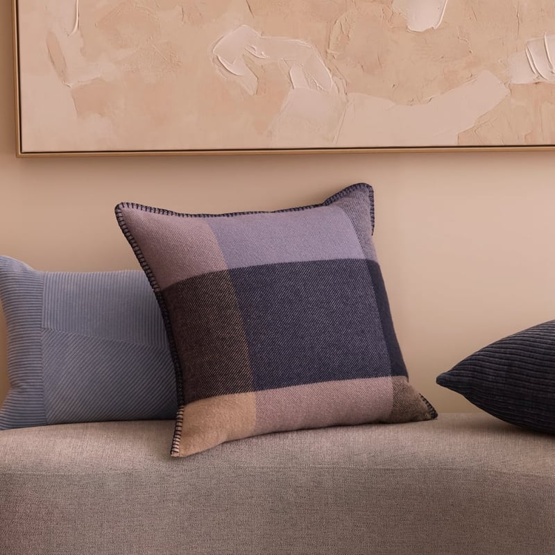 Holland Blues Wool Cushion