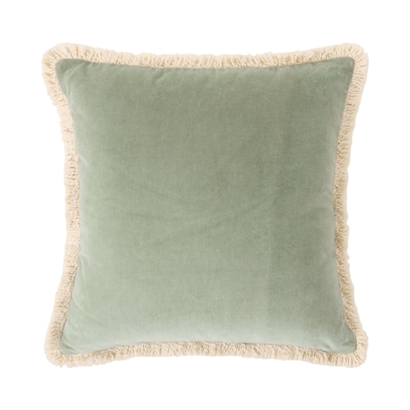 Mirri Sage Velvet Cushion