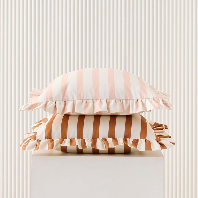 Milford Blush Stripe Cushion