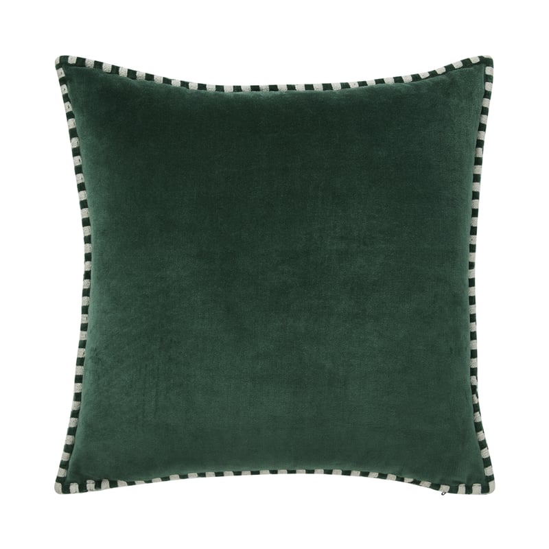 Allegra Peacock Velvet Pine Cushion