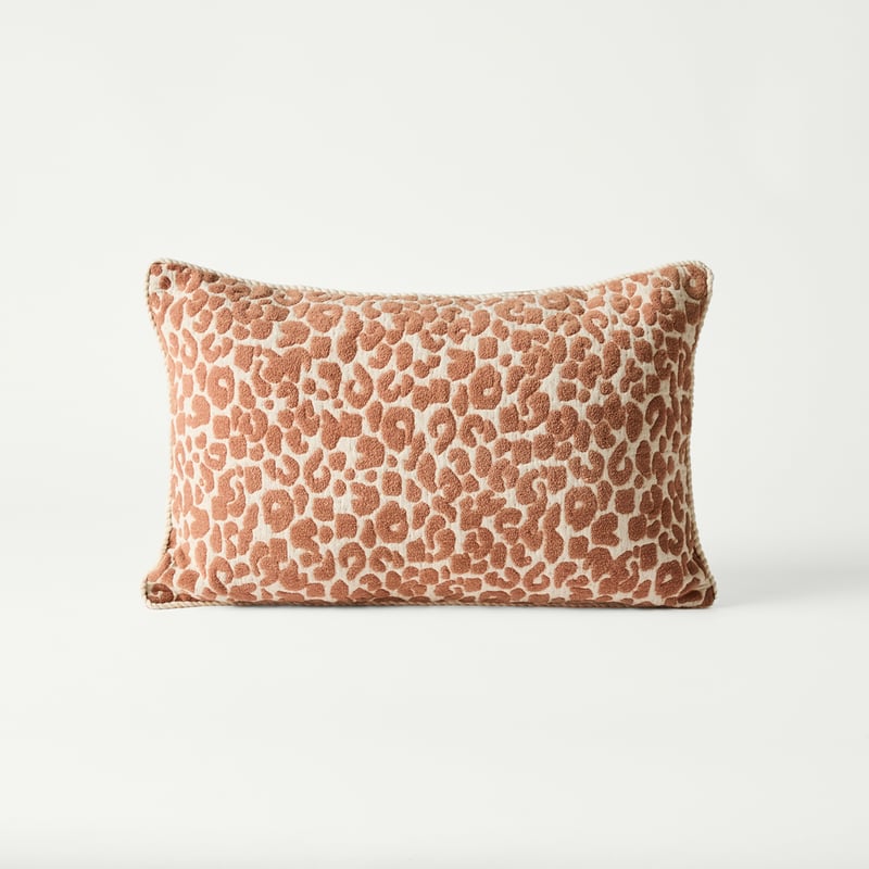 Safari Brown Leopard Cushion