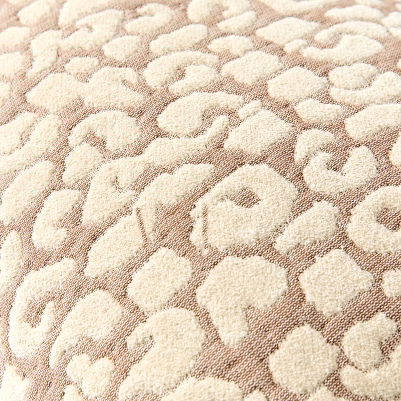 Safari Natural Leopard Cushion