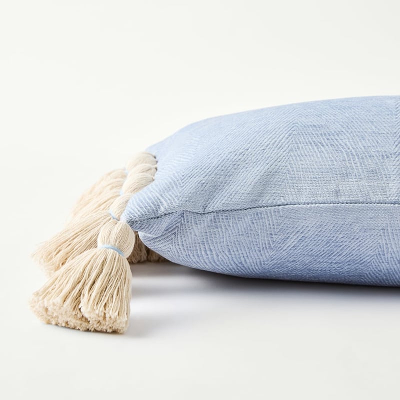 Annabelle Chambray Blue Cushion