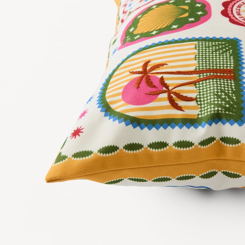 Byron Postcard Outdoor Cushion