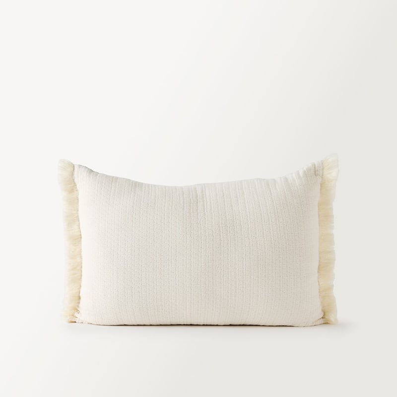 European Collection Elio Blue & White Cushion