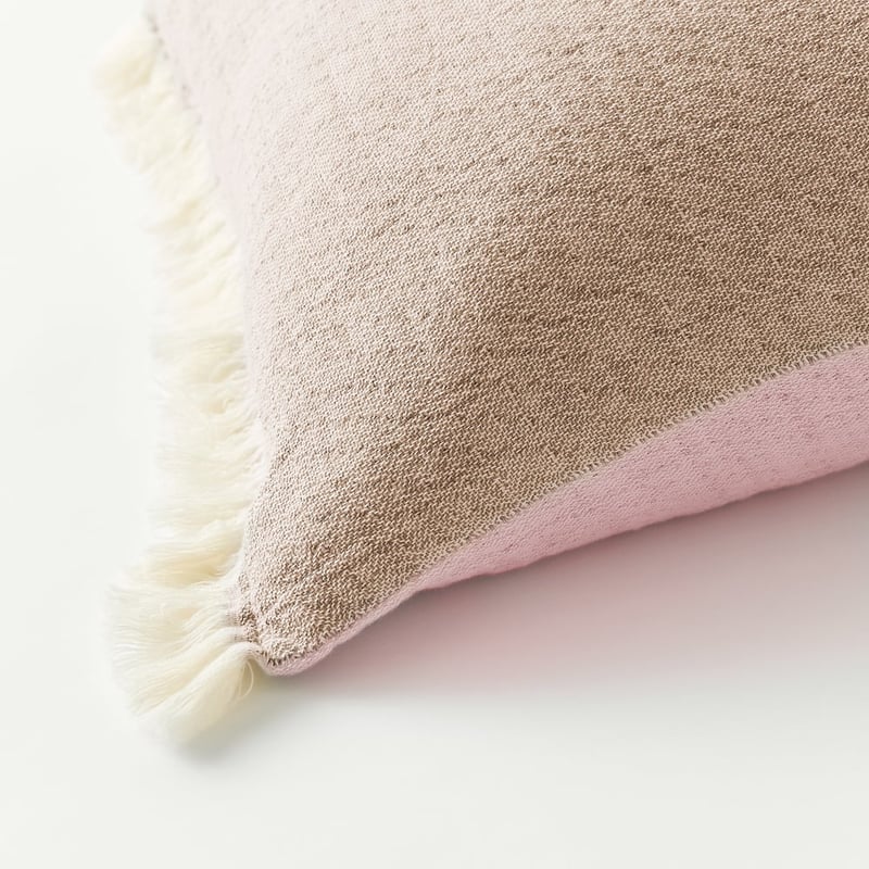 European Collection Elio Light Lilac & Chocolate Malt Cushion