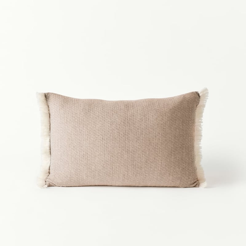 European Collection Elio Light Lilac & Chocolate Malt Cushion