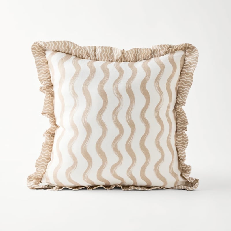 Mindi White & Natural Cushion 