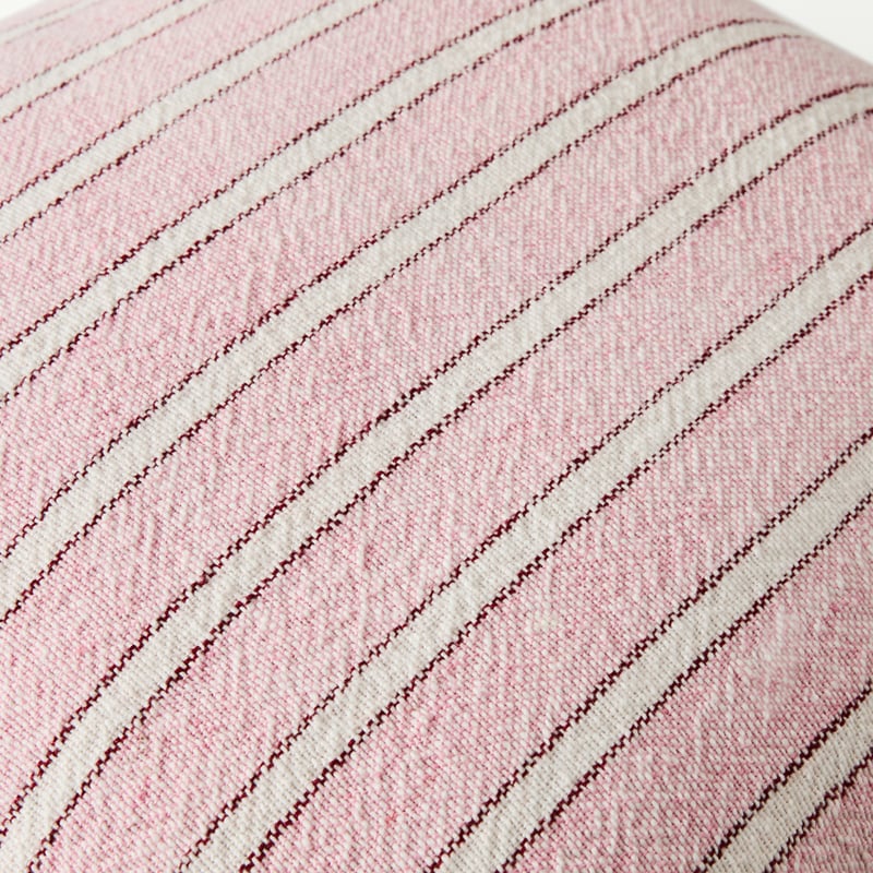 Lottie Pink Stripe Cushion