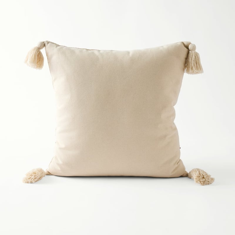 Palm Cacao Tufted Cushion