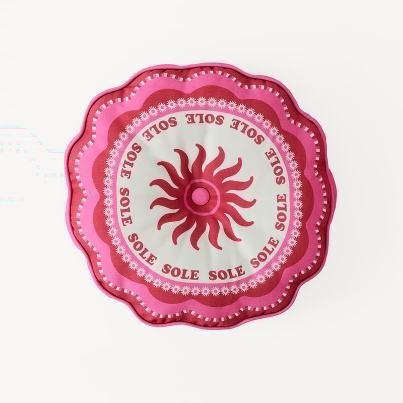 Sole Pink Outdoor Chair Pad