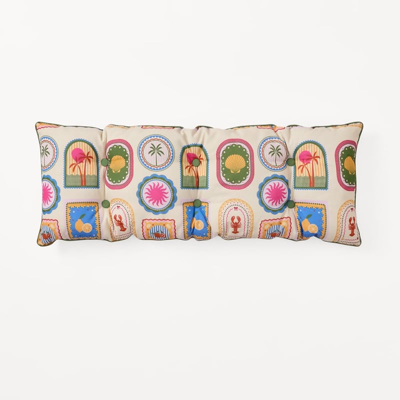Byron Postcard Outdoor Bench Seat Cushion