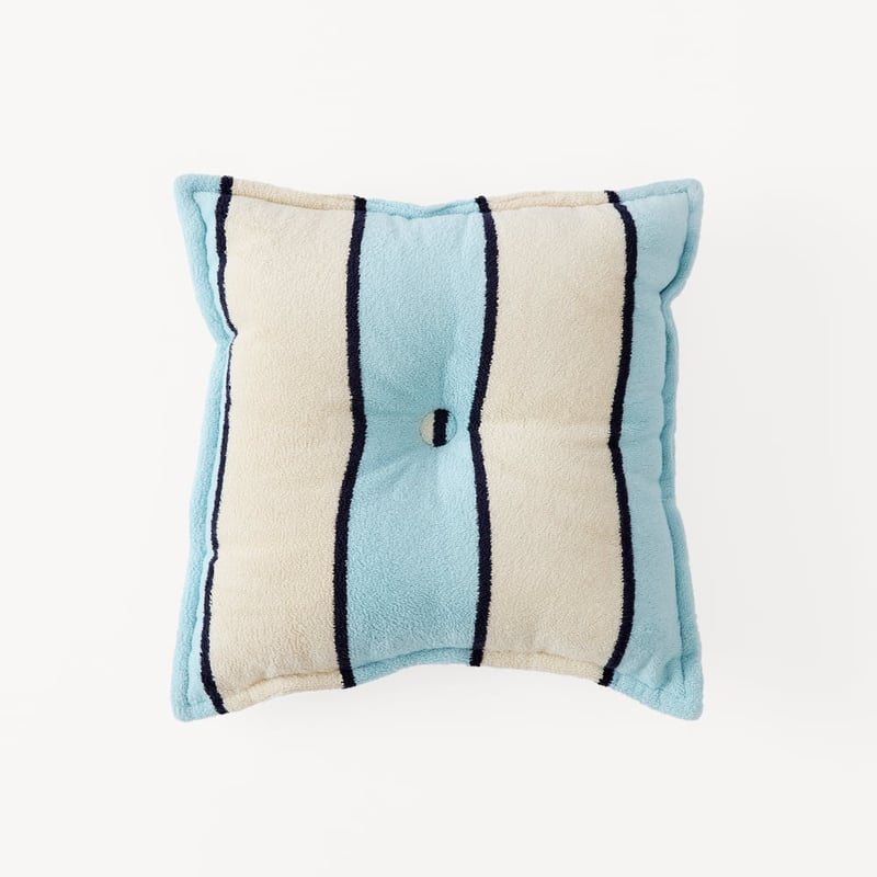 Lorne Blue Outdoor Terry Chair Pad