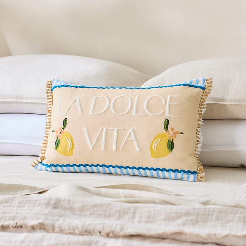 Destination La Dolce Vita Cushion