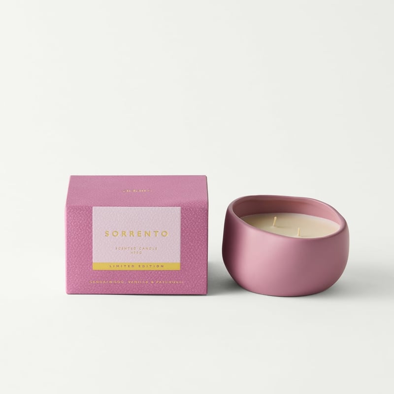 Sorrento Sandalwood, Vanilla and Patchouli Candle 400g