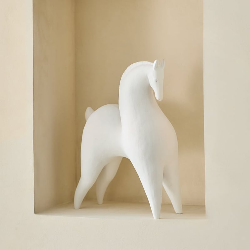 Equus White Tall Statue