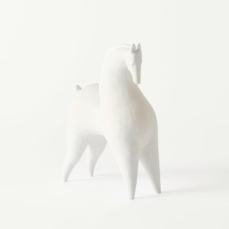 Equus White Tall Statue