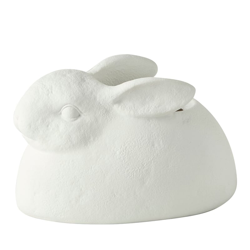 Rabbit White Planter