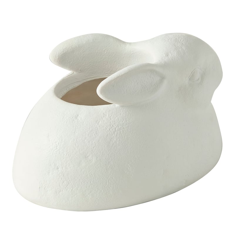 Rabbit White Planter