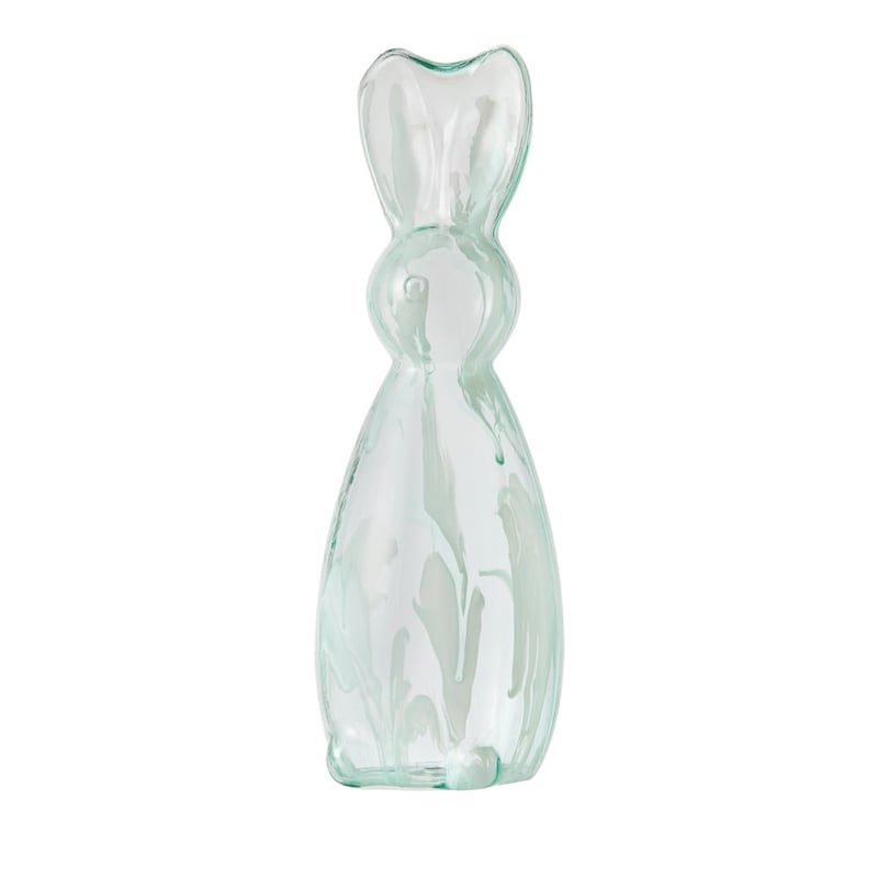 Mint Blue Glass Bunny