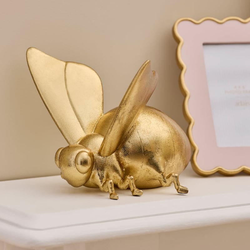 Gold Bee Sculpture