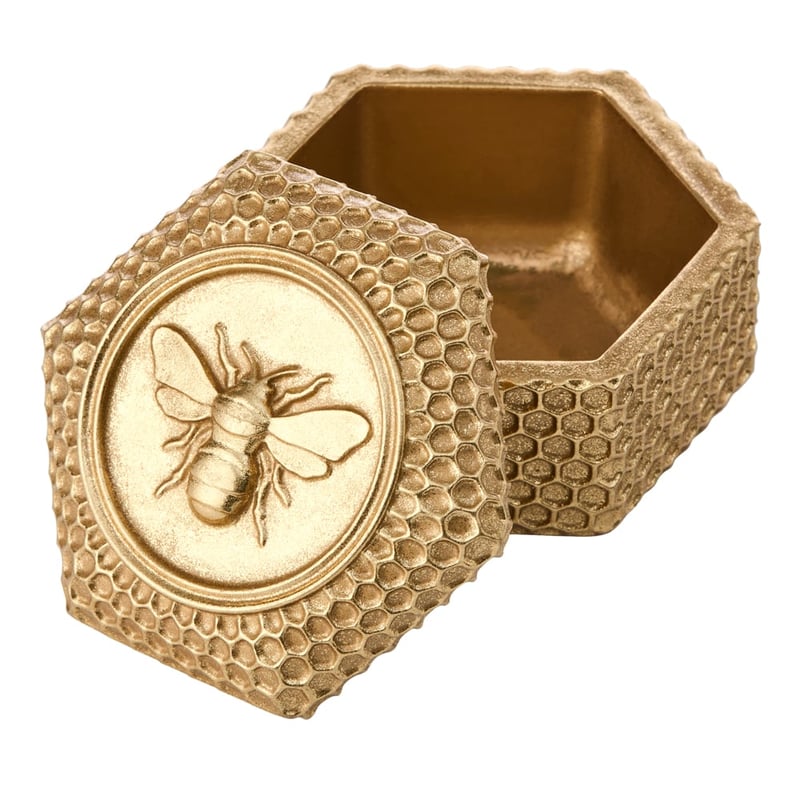Gold Bee Trinket Box