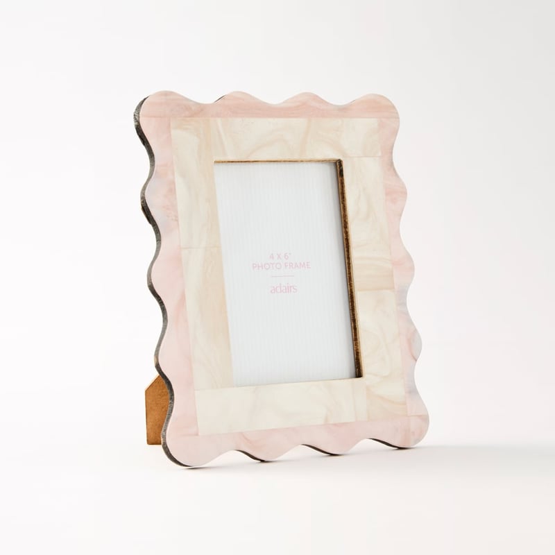 Bellagio Pink Scallop Photo Frame
