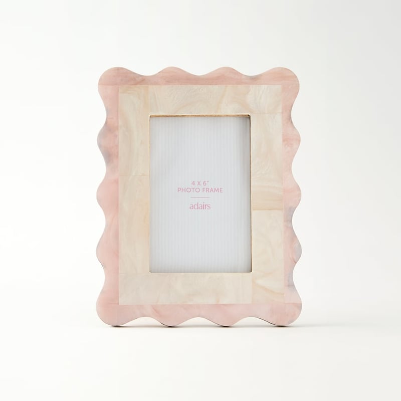 Bellagio Pink Scallop Photo Frame